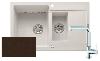 MRG651-78 tmavě hnědá + baterie se sprchou FN 0147 chrom
